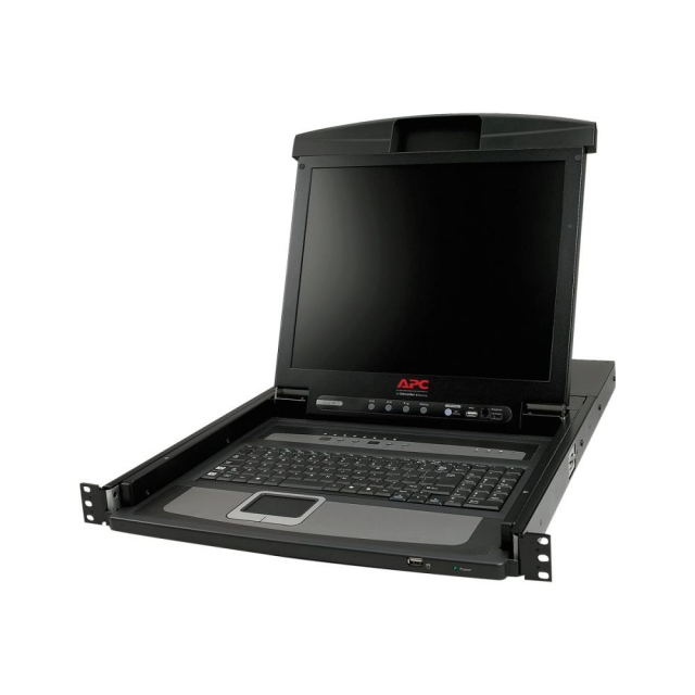 APC 2X1X16 IP KVM with APC 17 Rack LCD [KVM-BN001]